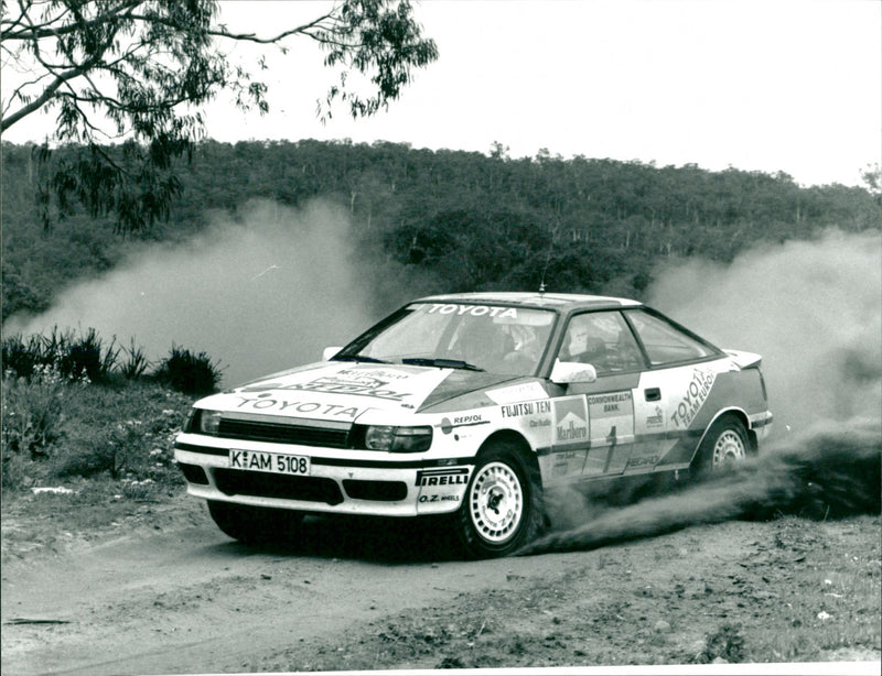 Mikael Ericsson, Race Car Driver - Vintage Photograph