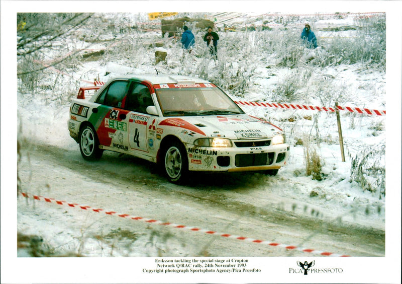 Mikael Ericsson, Race Car Driver - Vintage Photograph