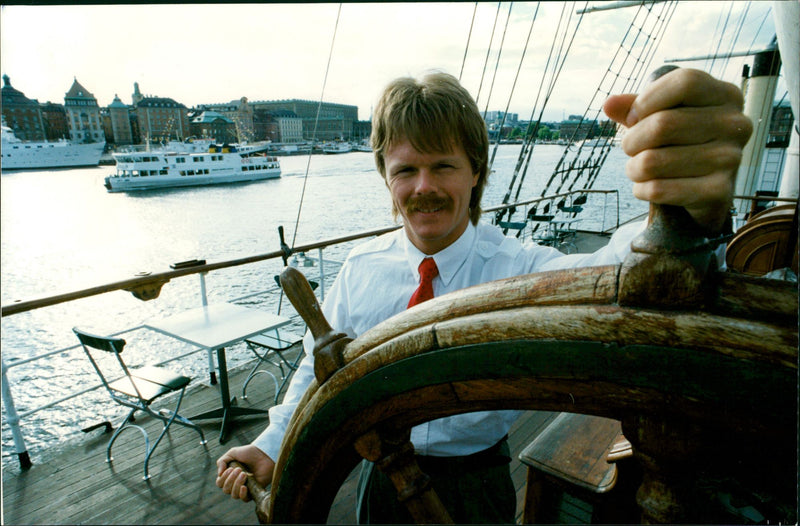 Mikael Ericsson, Race Car Driver - Vintage Photograph