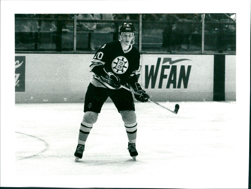 Tommy Lehman, Ice hockey player - Vintage Photograph