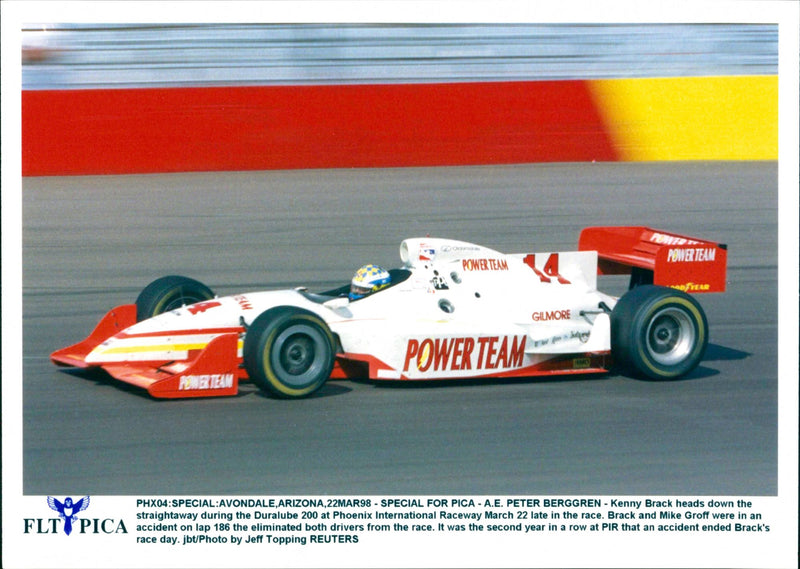 Kenny Brack, race car driver - Vintage Photograph