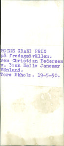 Christian Pedersen. - Vintage Photograph