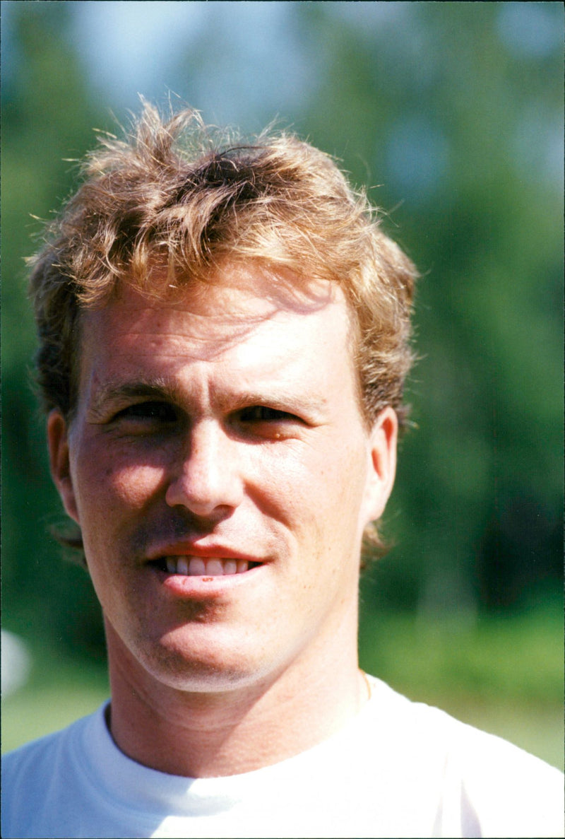 Johan Garpenlöv, Ice hockey player - Vintage Photograph