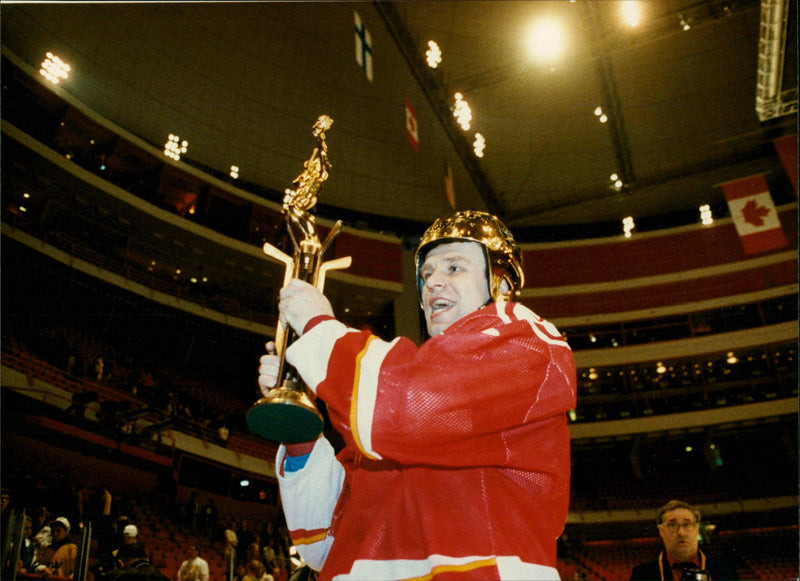 Viacheslav Fetisov, Ice hockey player - Vintage Photograph