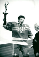 Viacheslav Fetisov, Ice hockey player - Vintage Photograph