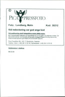 1998 TELEPHONE SWEDEN PICA RESPONSIBLE IMAGE DUKE ROYAL COUNTRY - Vintage Photograph