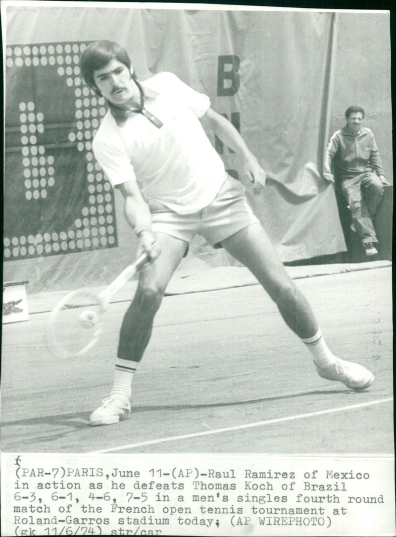 Raul Ramirez, Tennis player - Vintage Photograph