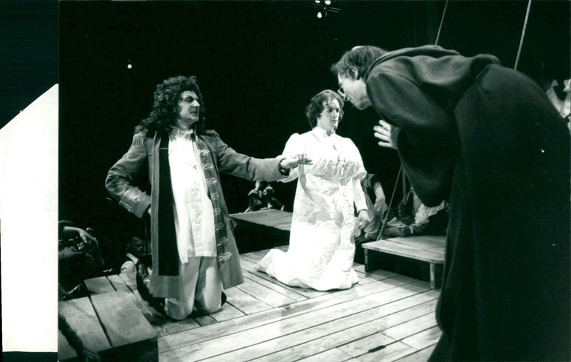 Leif Magnusson, Thomas EllerÃ¥s and Per Wiklund in the musical CANDIDE - Vintage Photograph