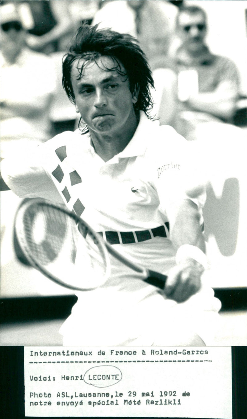 Henri Leconte - Vintage Photograph