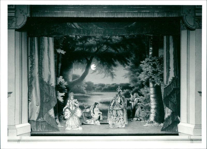 Model Theater. - Vintage Photograph