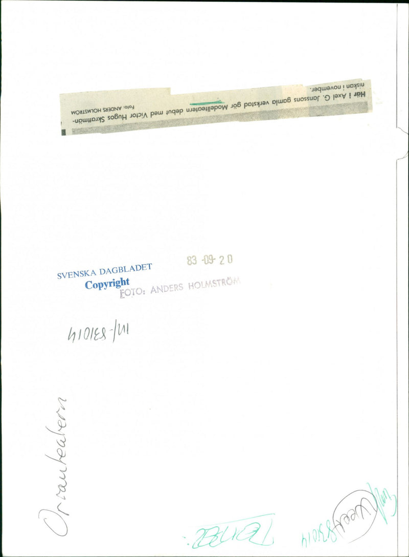 Model Theater. - Vintage Photograph