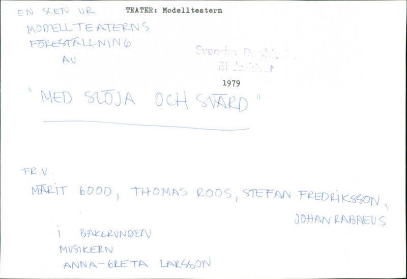 Model Theater. - Vintage Photograph