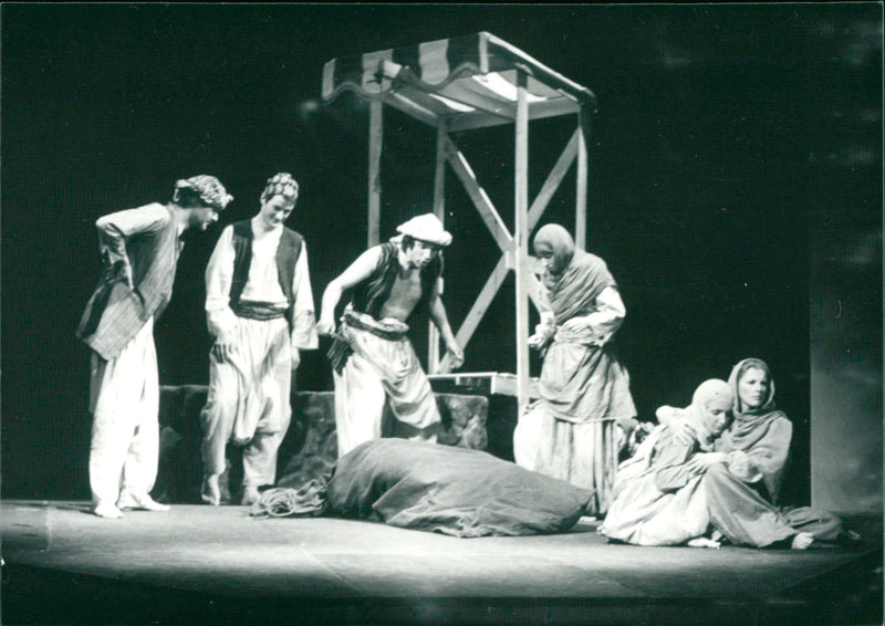 Model Theater. - Vintage Photograph