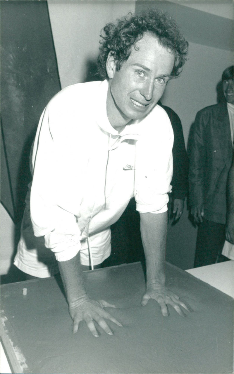 John McEnroe, Tennis Player - Vintage Photograph