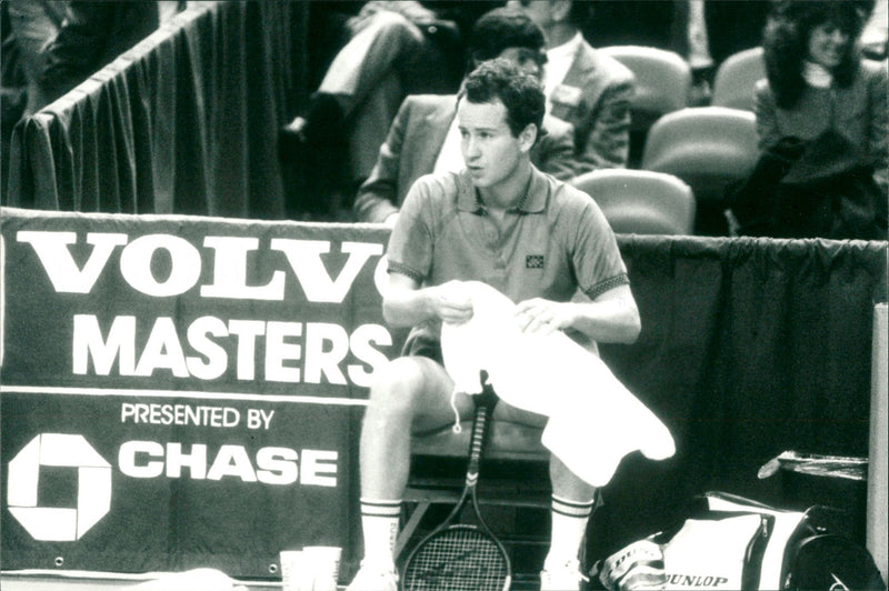 John McEnroe, Tennis Player - Vintage Photograph
