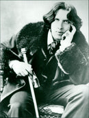 Irish poet Oscar Wilde - Vintage Photograph