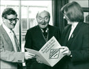Leonard Smith, Reginald Harland and Jóan Millar - Vintage Photograph