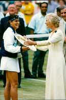 Conchita Martinez with Katharine, Duchess of Kent - Vintage Photograph