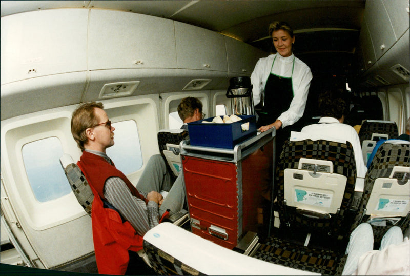 Flight attendant - Vintage Photograph