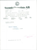 1952 LACKER VOLVO OTHER TELEPHONE IMAGE EACH SICKNESS CAPTION CODE MEDICINE PRESS - Vintage Photograph