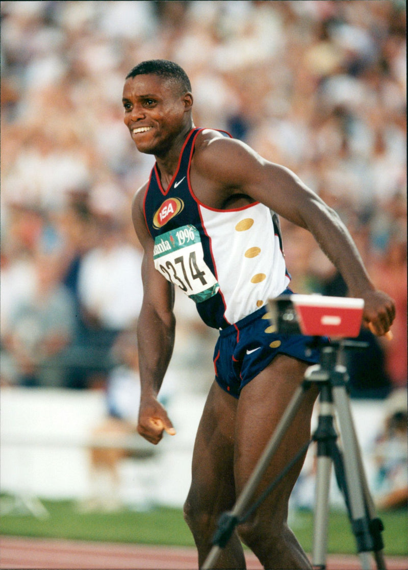 Carl Lewis - Vintage Photograph