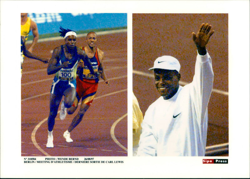 Carl Lewis - Vintage Photograph