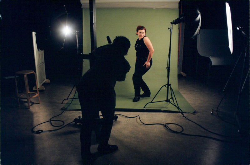 Model, Hannah Widell - Vintage Photograph