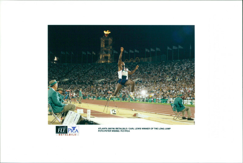 Carl Lewis - Vintage Photograph