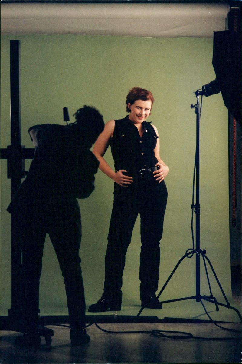 Model, Hannah Widell - Vintage Photograph