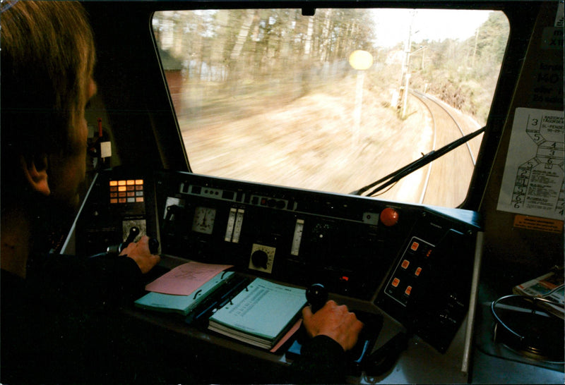 Engine driver - Vintage Photograph