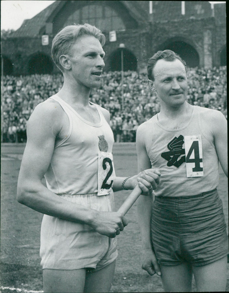 Henry Eriksson, runner. - Vintage Photograph