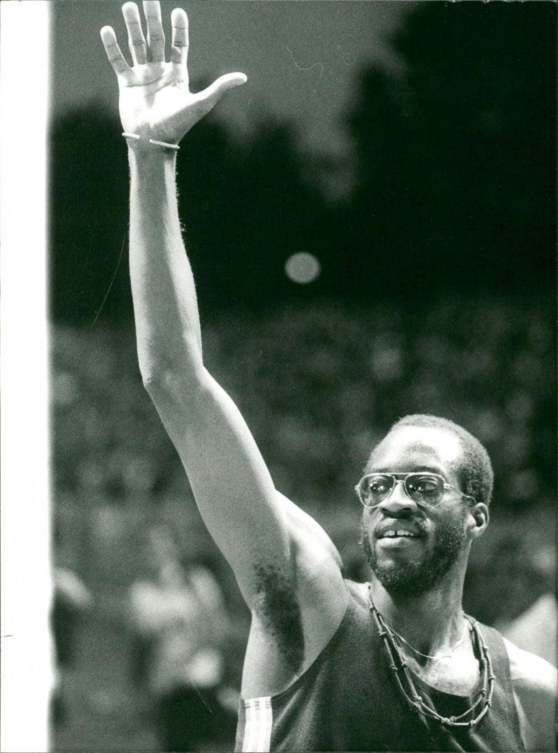 Edwin Moses, Hurdler - Vintage Photograph