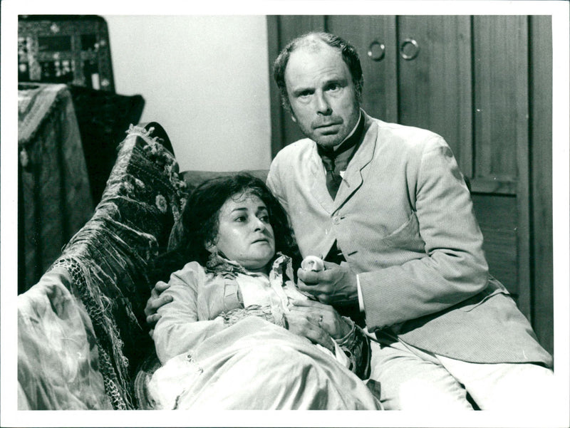 Edward Hardwicke and Sally Wyndham Davies - Vintage Photograph