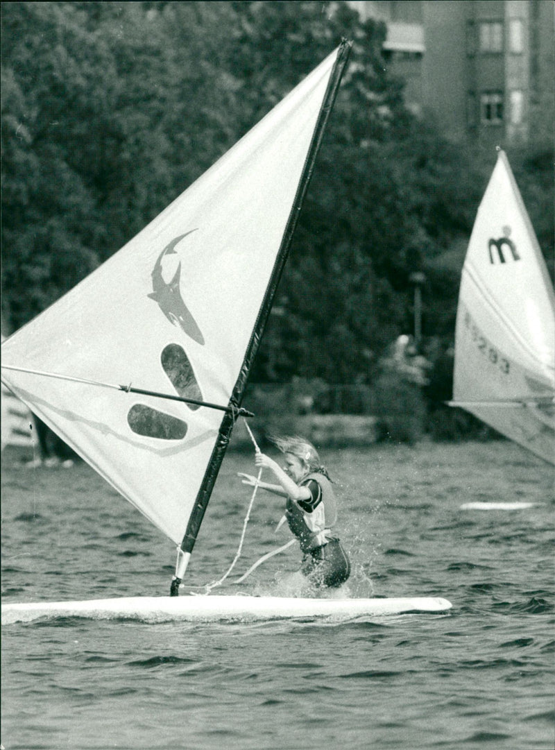 WindSurfing - Vintage Photograph