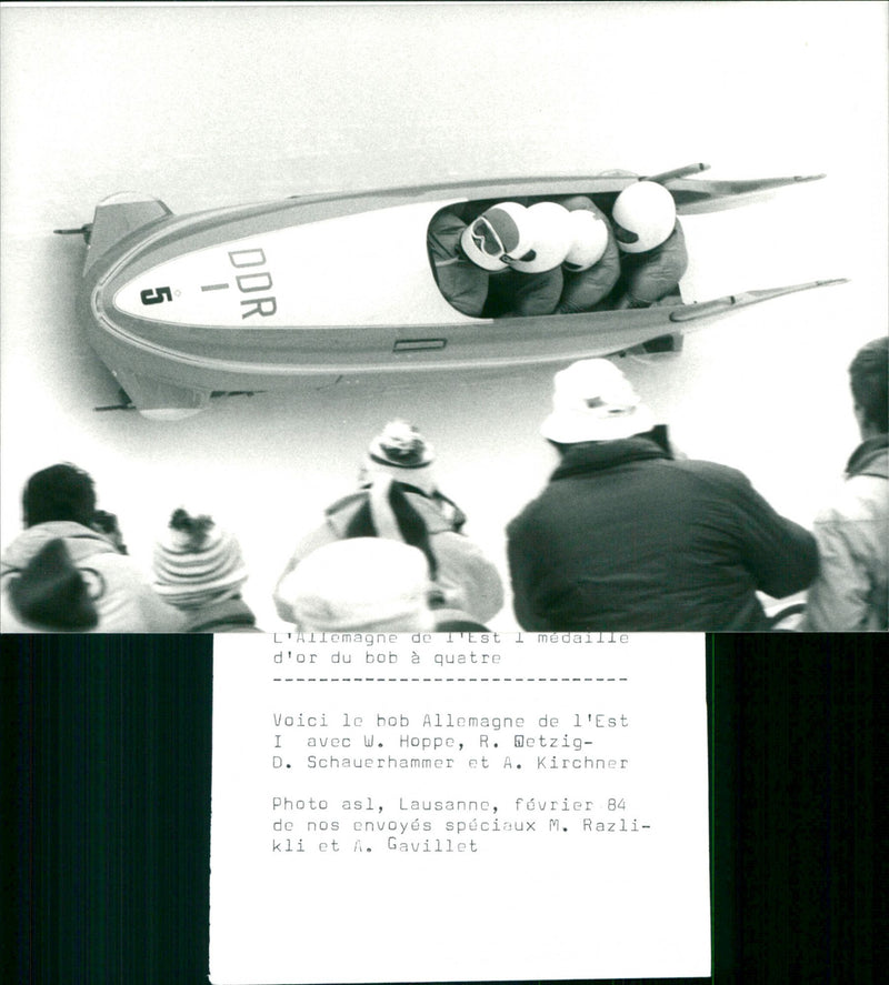 Wolfgang Hoppe, R. Oetzig, Dietmar Schauerhammer and Andreas Kirchner - Vintage Photograph