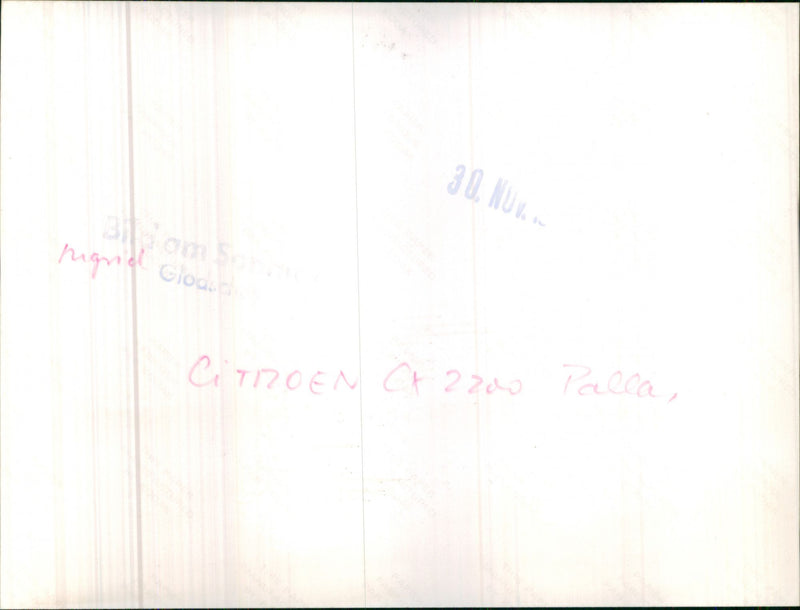 Auto Bild Test
30. Novine Migrid Gload CITROEN C Palla ,
GG - DR 116
gla 23 - Vintage Photograph