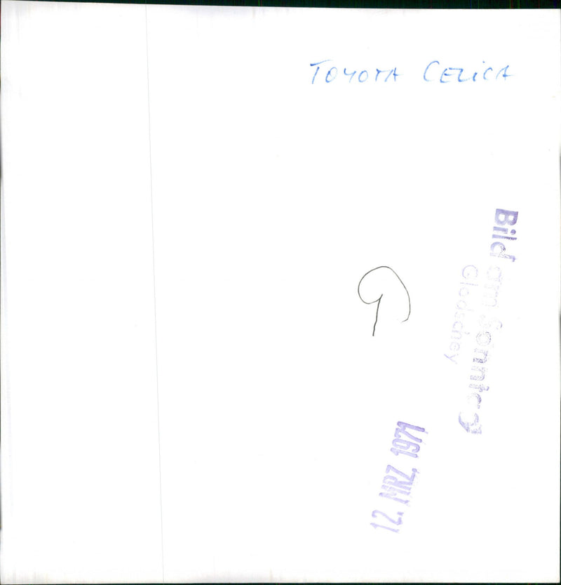 Toyota Celica LT - Vintage Photograph