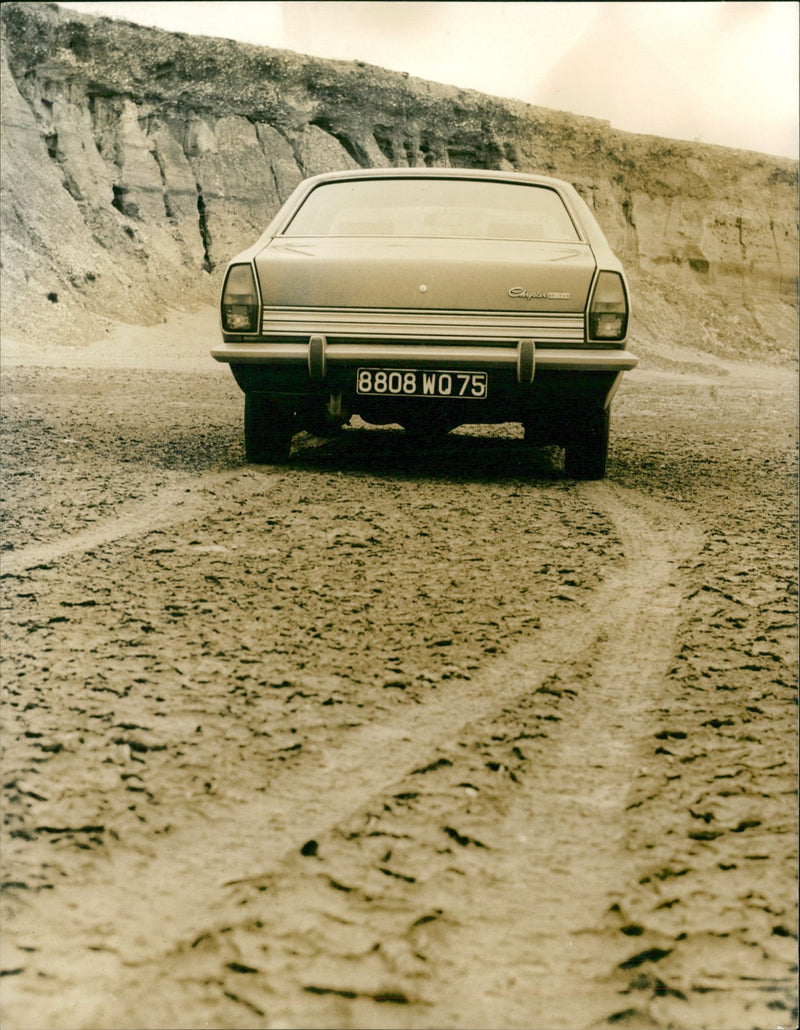 Chrysler Sedan Car - Vintage Photograph