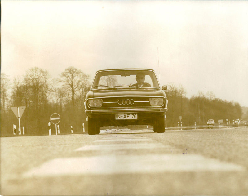 Audi Sedan Car - Vintage Photograph