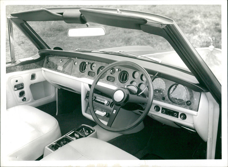 Rolls-Royce Corniche. - Vintage Photograph