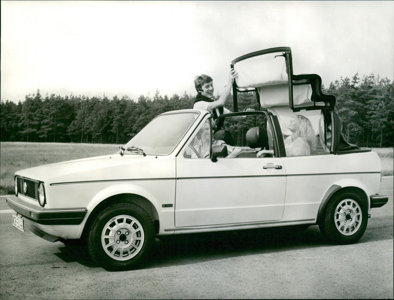 VW Golf Convertible - Vintage Photograph
