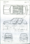Toyota Starlet Combi. - Vintage Photograph