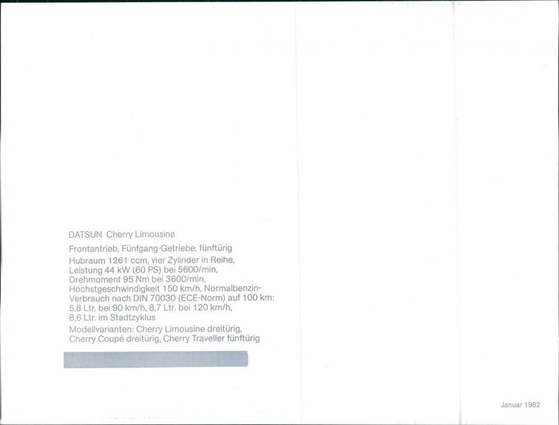 Datsun. - Vintage Photograph