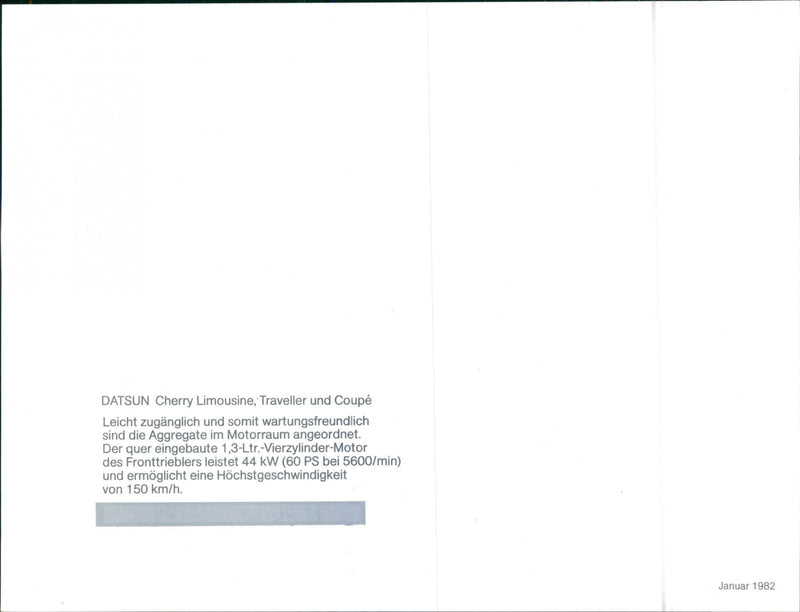 Datsun. - Vintage Photograph