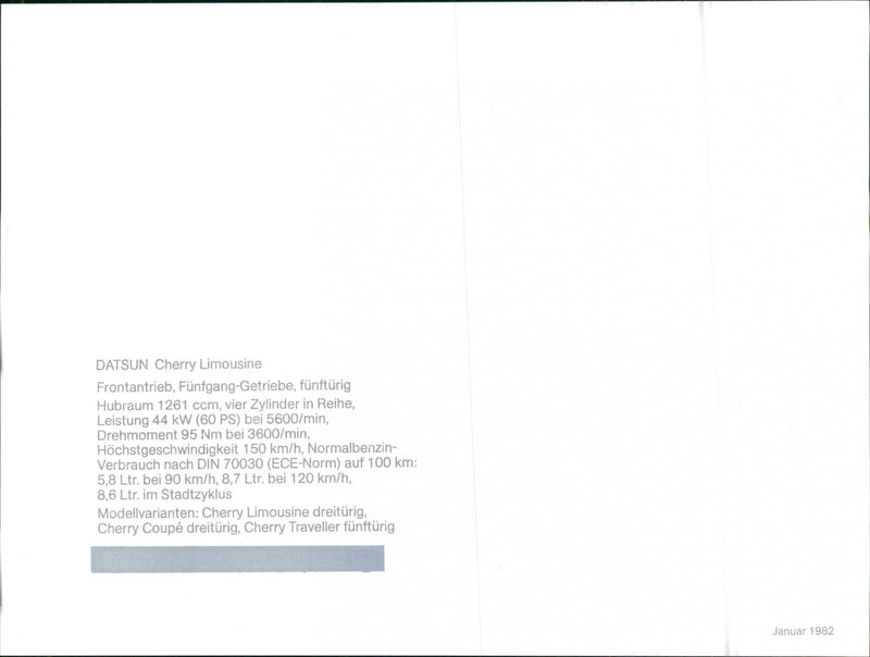 Datsun. - Vintage Photograph