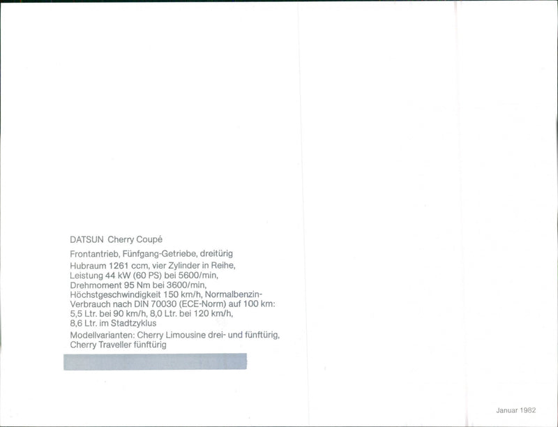 Datsun. - Vintage Photograph