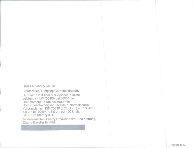 Datsun. - Vintage Photograph