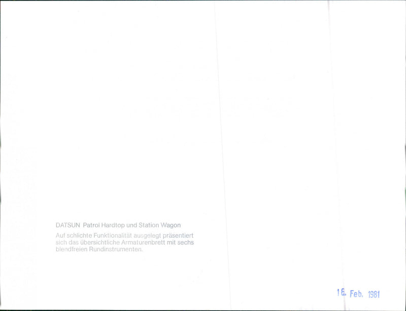 Datsun. - Vintage Photograph