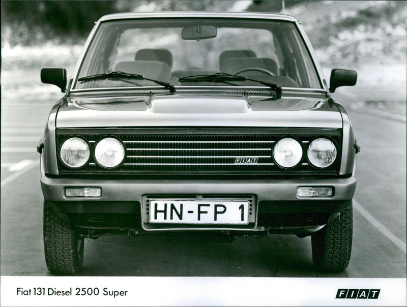 Fiat 131 and 132 Diesel. - Vintage Photograph