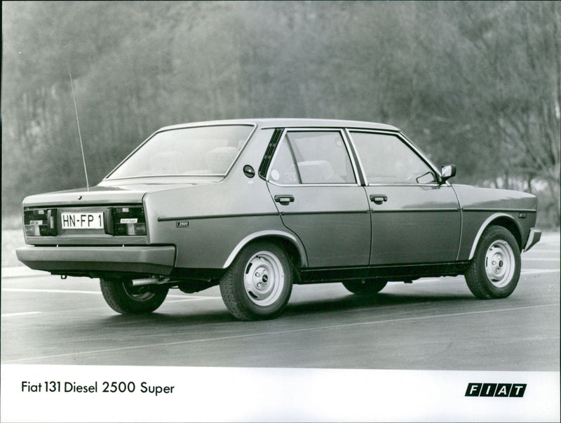 Fiat 131 2500 Super. - Vintage Photograph